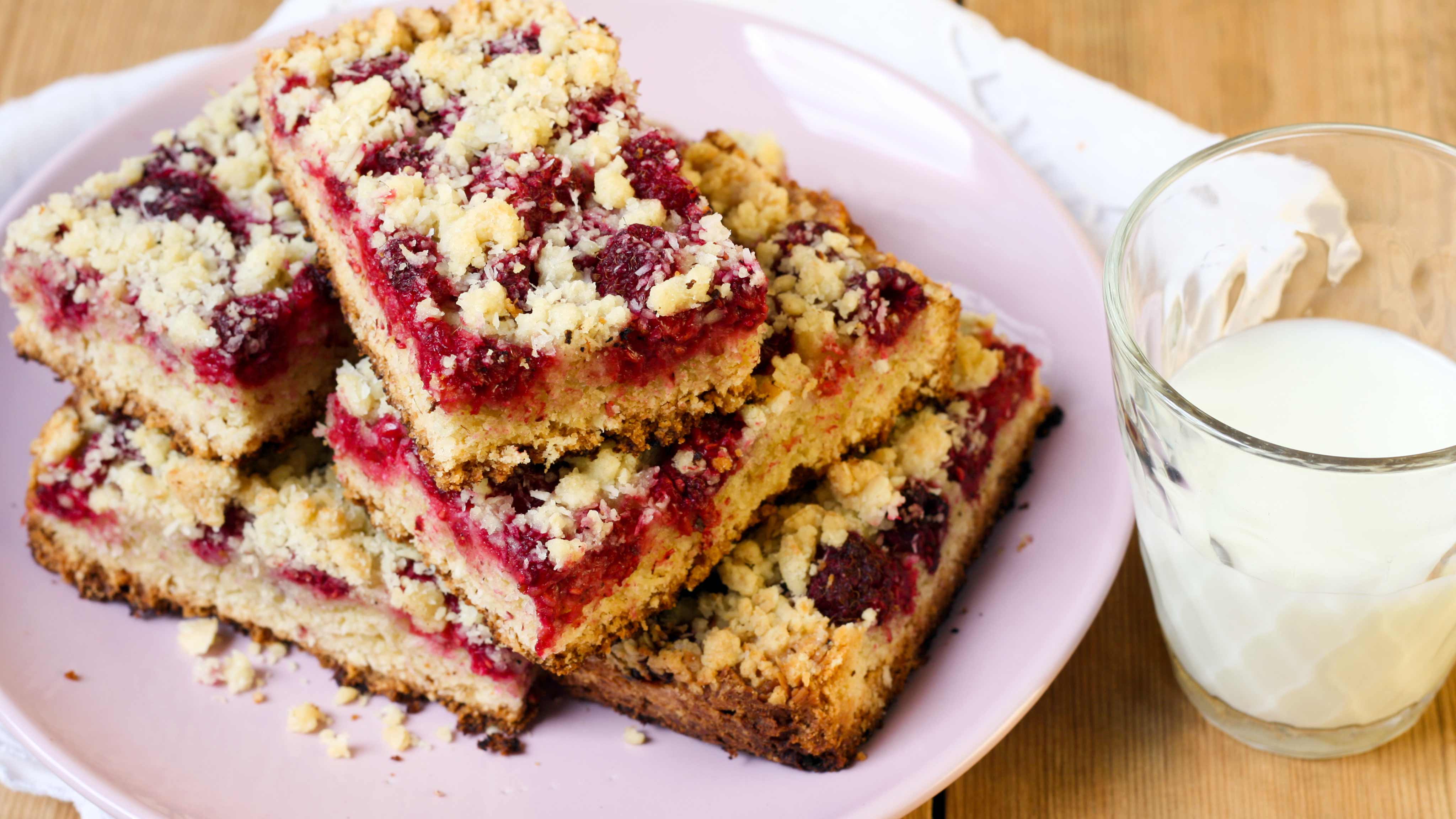 Image for Recipe Raspberry Coconut Bars