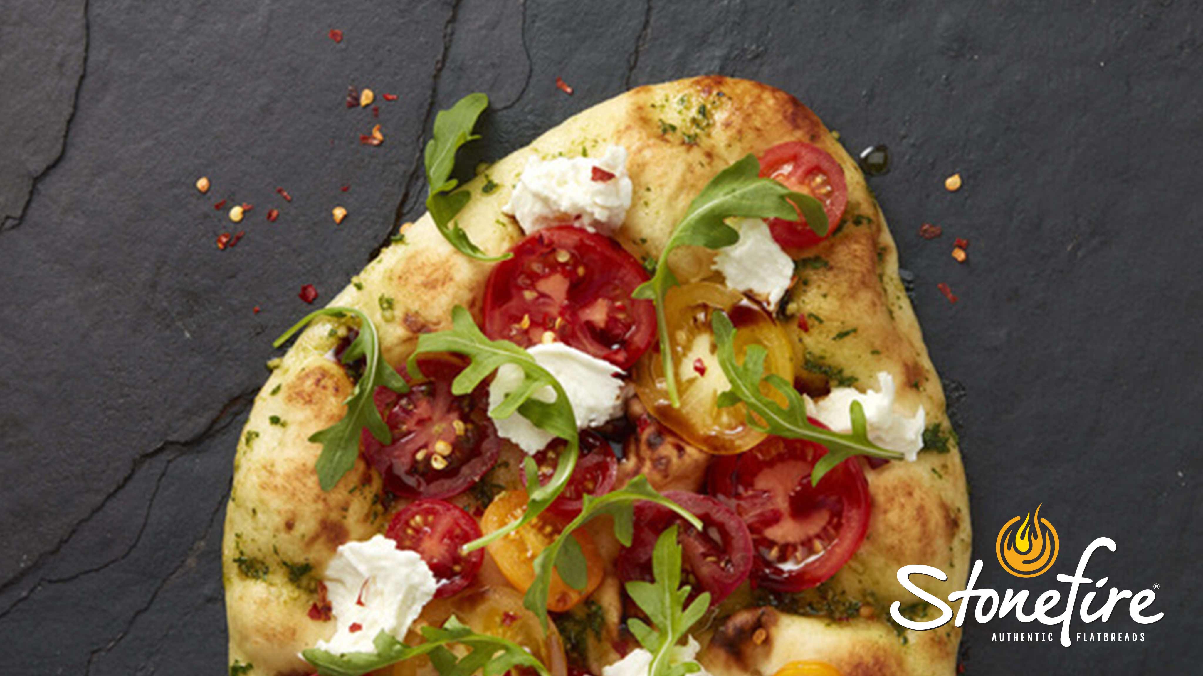 Image for Recipe Caprese Naan Pizza