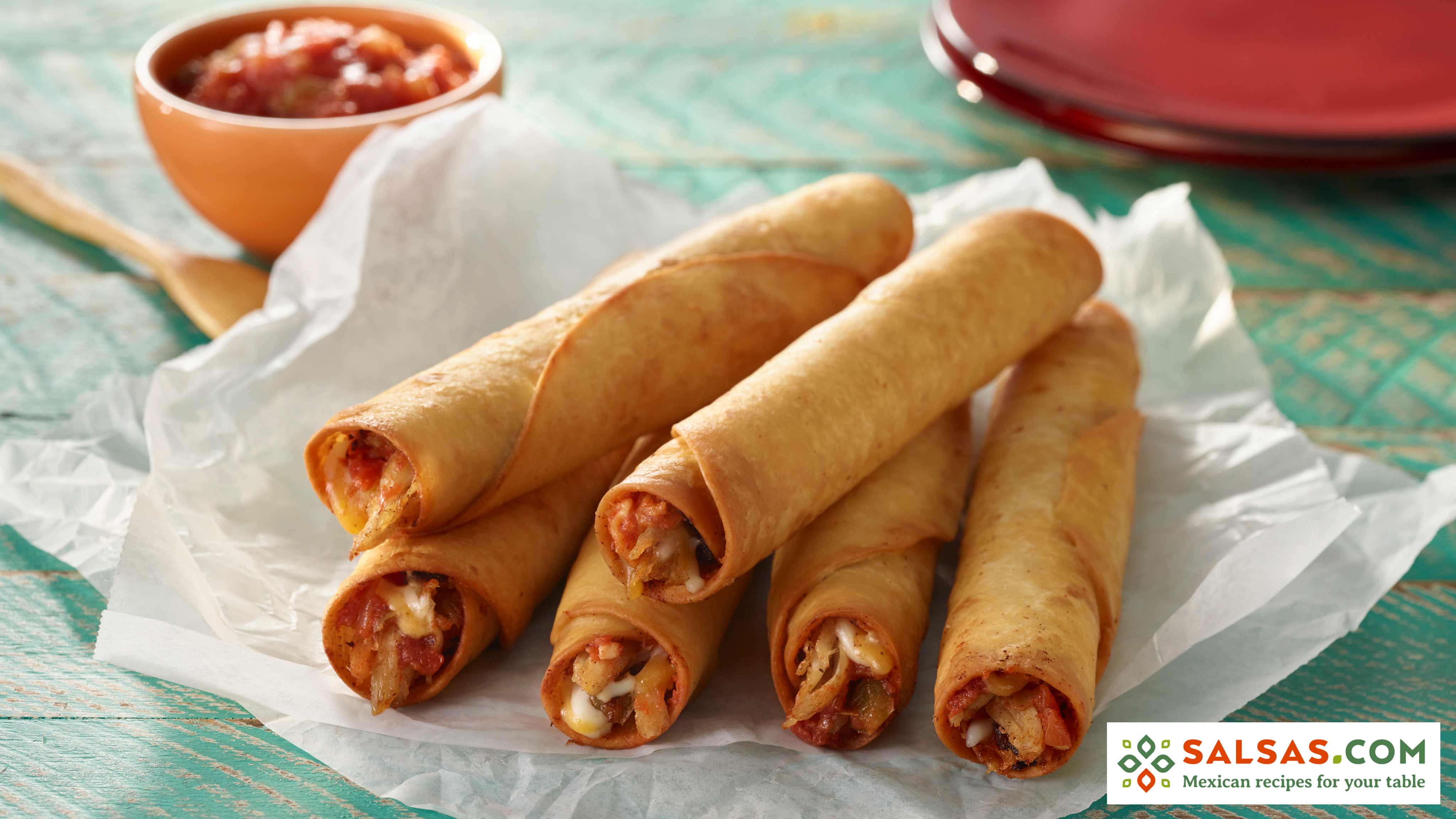 Image for Recipe Chi-Chi's Cheesy Chicken Flautas