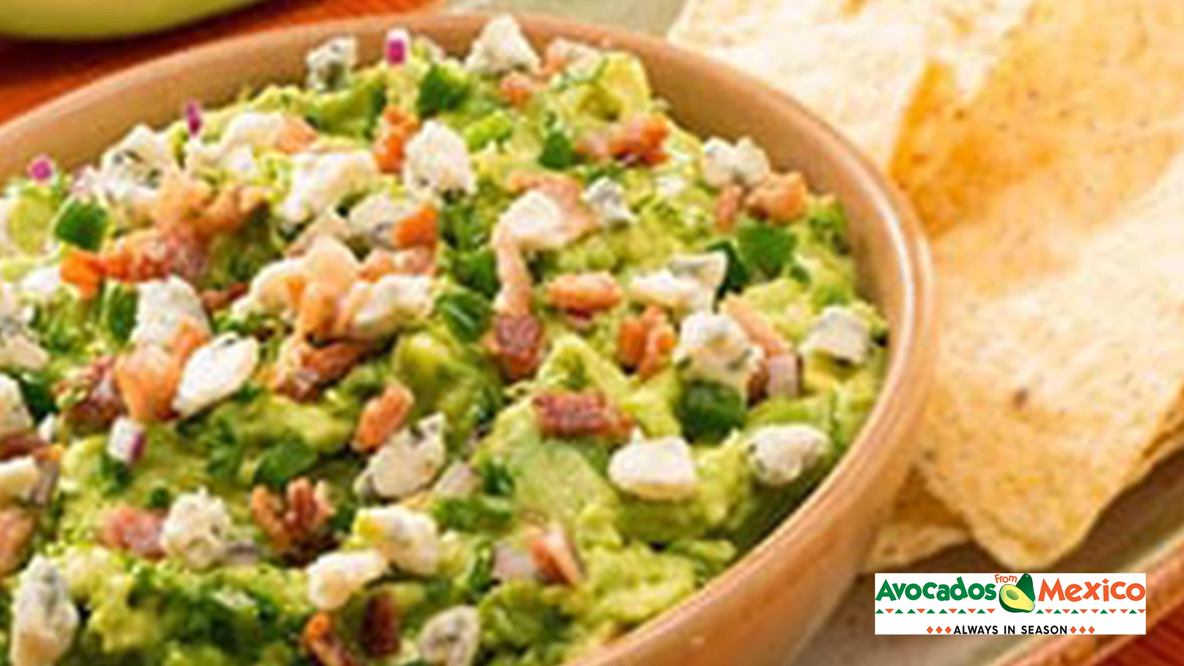 Image for Recipe Bacon and Blue Cheese Guacamole