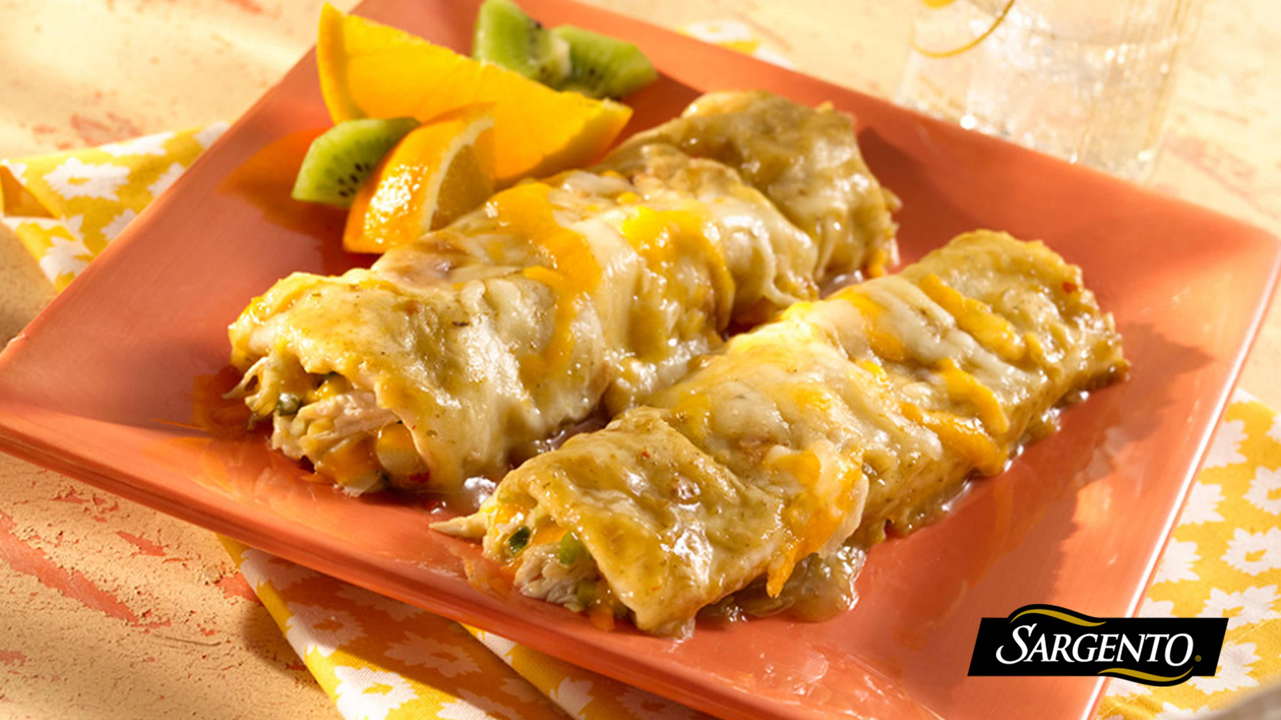 Image for Recipe Green Chile Chicken Enchiladas Recipe