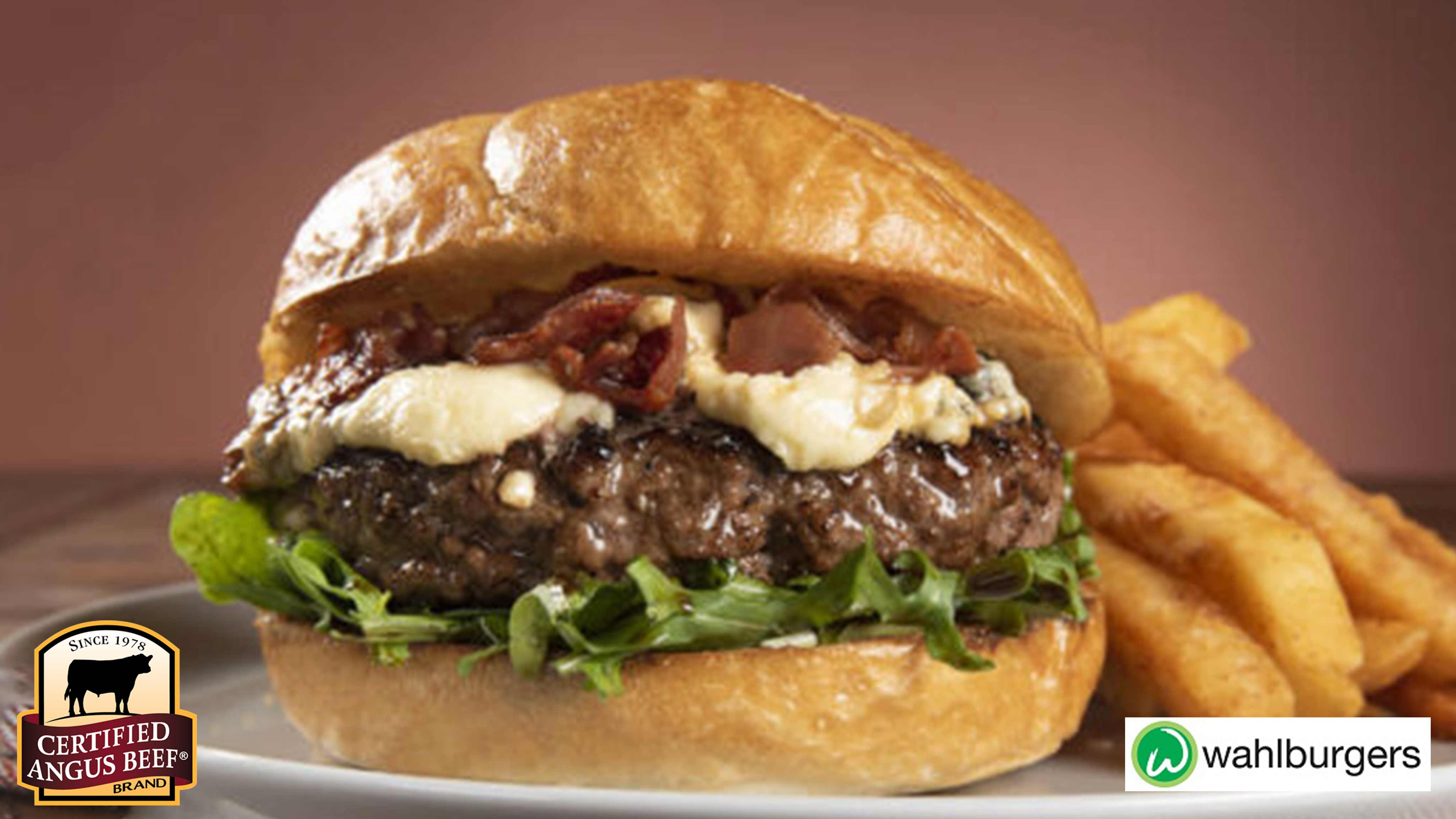 Image for Recipe Prosciutto and Bleu Cheese Burgers