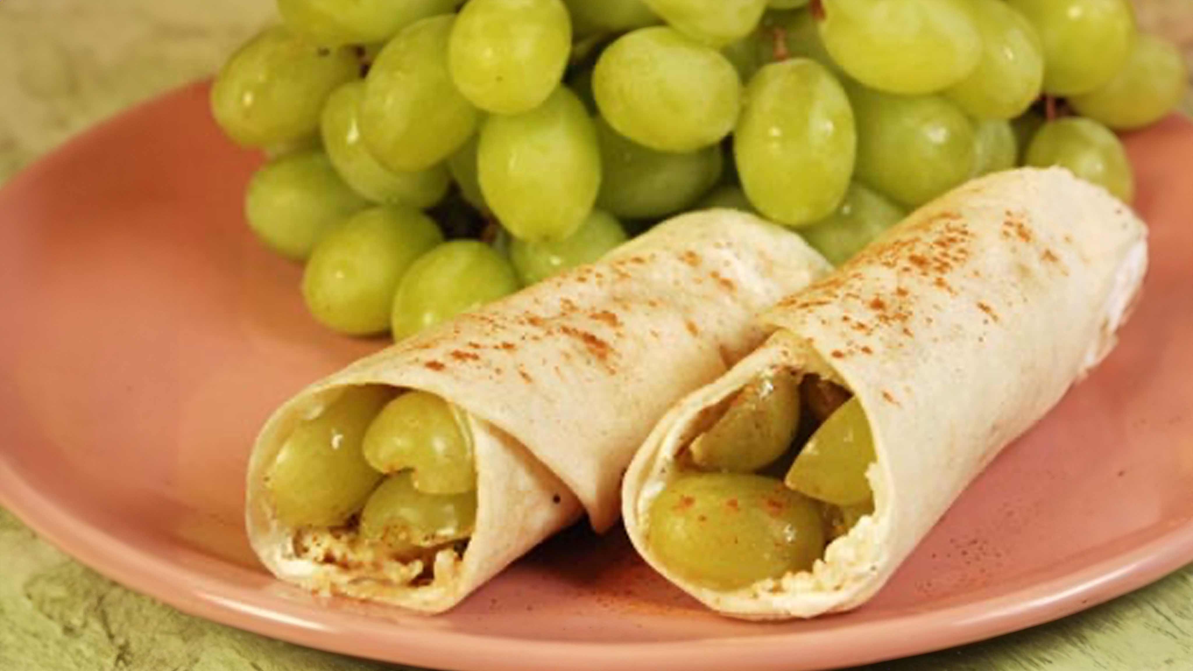 Image for Recipe Sweet Grape Snack Burrito