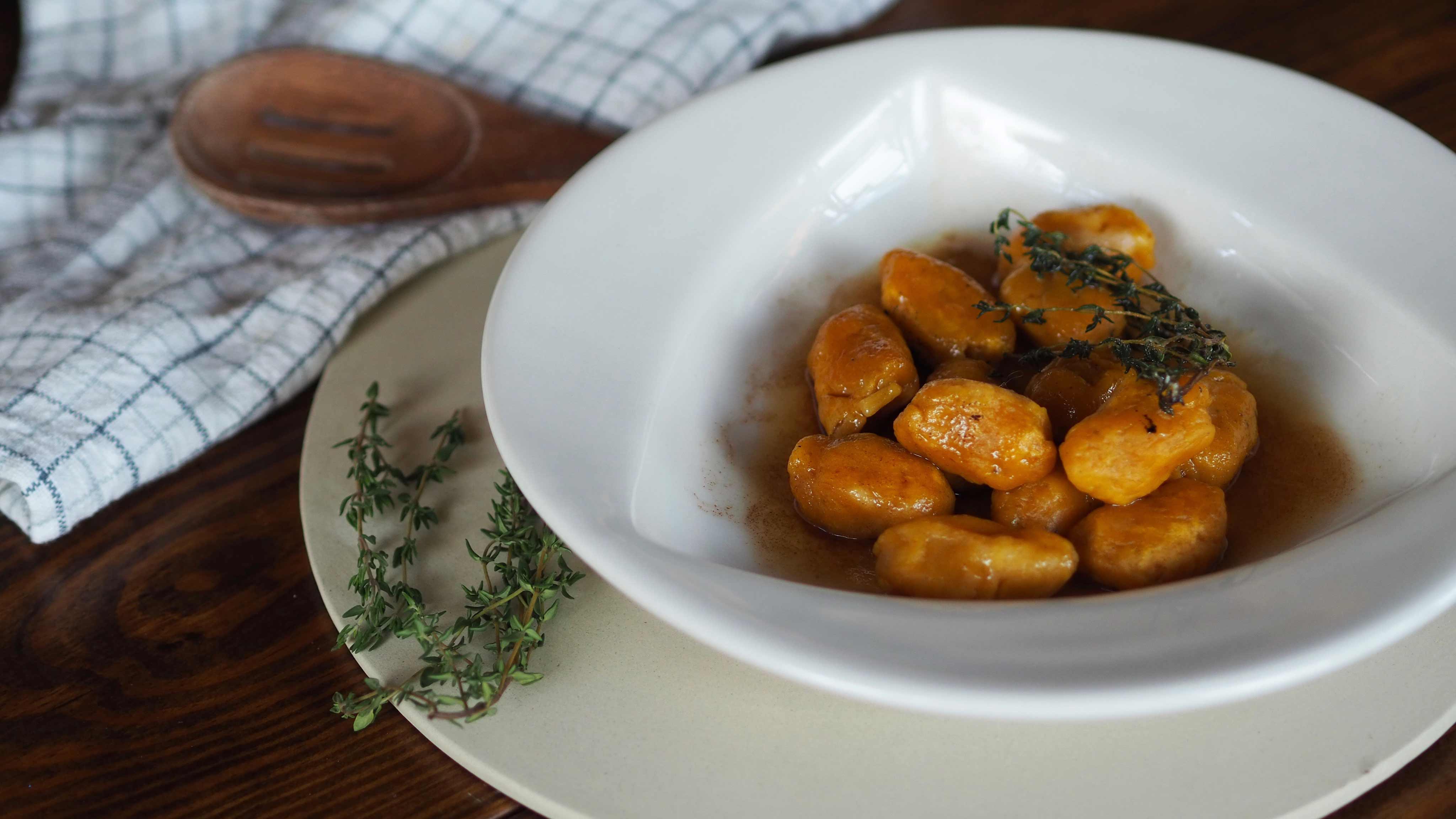 Pioneer Supermarket - Recipe: Pumpkin Gnocchi with Thyme ...